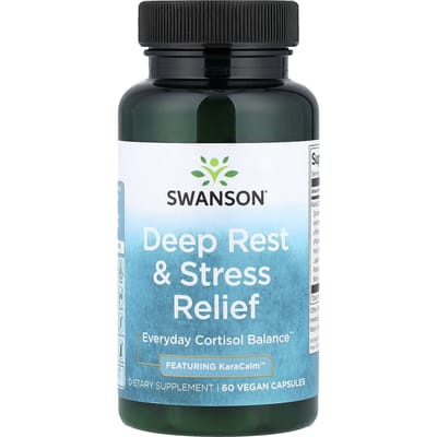 Swanson, Diepe ontspanning en stressverlichting, 60 vegetarische capsules