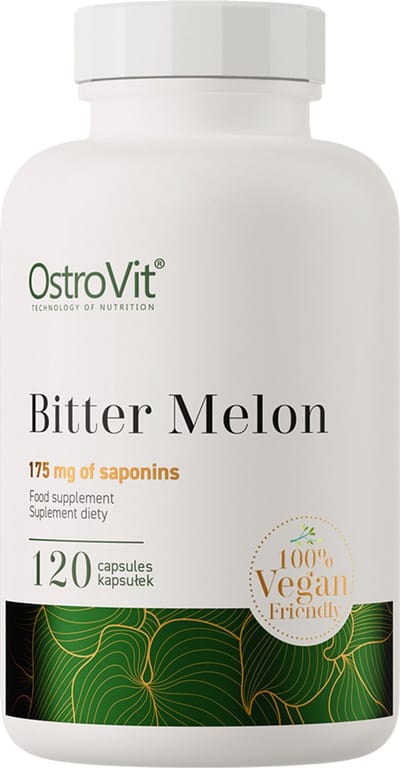 Bitter Melon - Supplements - OstroVit Bitter Melon VEGE - Momordica charantia L. - Bittere Meloen - balsempeer - saponinen - glycosiden - 120 Capsules