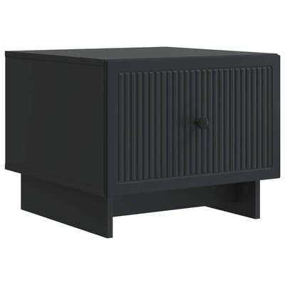 vidaXL - Salontafel - Zwart - 49 - x - 50 - x - 40 - cm - Bewerkt - hout