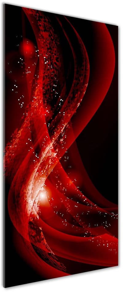 Tulup Glasschilderij - Foto Op Glas Abstracte Achtergrond - 50 cm x 125 cm - Rot Schilderij Op Glas - Glas Schilderij - Klassieke Glasafbeeldingen - Glazen Schilderij - Glasdecoratie voor de Woonkamer