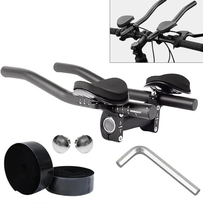 Verstelbare Fietsstuur met Armsteunen voor Racefietsen en Mountainbikes - Ideaal voor Comfort en Stabiliteit