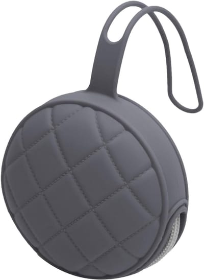 Fopspeenhouder Hoesje - Opbergtas Baby - Hygiënisch Bewaren - Waterdicht Siliconen Materiaal - 9.5x24x4.5cm - Zwart