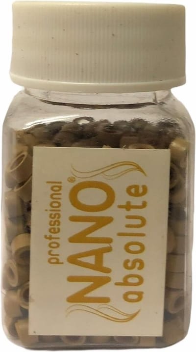 Nano Absolute - Microrings voor extensions - BRUIN - 500 stuks - 5 mm