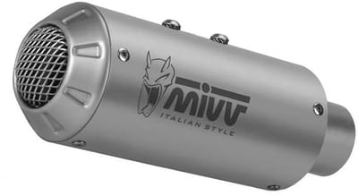 Mivv Mk3 Yamaha Mt-125 2020-24/yzf R125 2019-23 Y.067.sm3x Niet Gehomologeerd Volledig Uitlaatsysteem Zilver Not Homologated