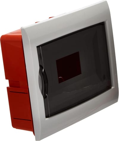 Distributieboard IP40 met 8 Compartimenten en Deur - Wit