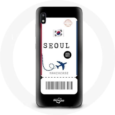 Coque pour Samsung Galaxy A10 Billet d'avion Seoul Corée du Sud