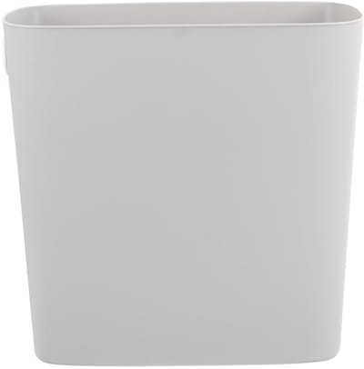 Smalle Afvalbak - Vuilnisemmer Dubbele Laag - Ruimtebesparend Gebruik - Modern Scandinavisch Design - 28 x 27 x 13 cm