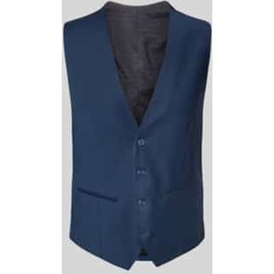 Gilet met V-hals en paspelzakken