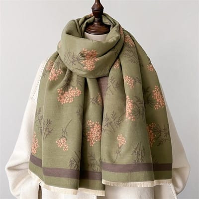 Luxe Pashmina Sjaal Wikkel Sjaal Voor Vrouwen Design Winter Warm Kasjmier Sjaals Bandana Vrouwelijk Dikke Deken Zacht Bufanda beige