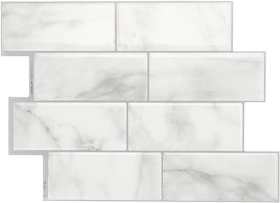 Smart Tiles Zelfklevende keuken achterwand voor keuken en badkamer Metro 4 29,34x21,28 cm