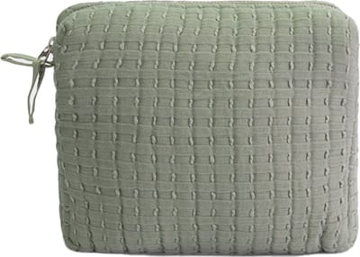 Yumeko toilettas mousseline katoen sage groen m
