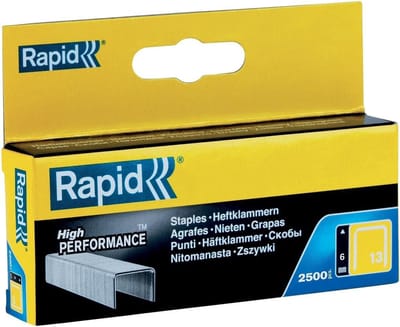 Rapid Nr. 13 Fijndraadnieten 6 mm - 2500 Nietjes