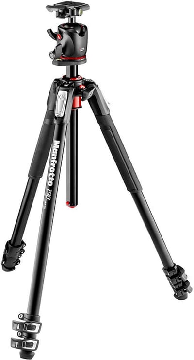 Manfrotto MK190XPro3 Aluminium Statief + BHQ2 Balhoofd