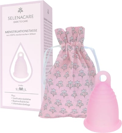 SelenaCare Menstruatiecup - Premium - Roze - Maat M - Duurzaam Alternatief