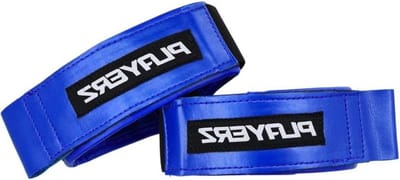 Playerz Bokshandschoenen Converter met veters - trainingshandschoensysteem van kant naar riem, van kant naar haak en lus, verbeterd gemak, premium materialen, verkocht in paren, blauw