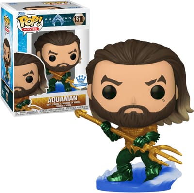 Funko Pop! DC Comics: Aquaman on Wave #1310 Funko Exclusive