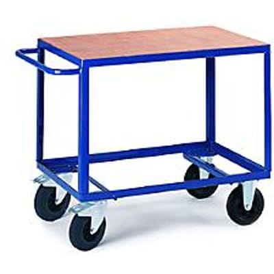 Etagewagen, 1 laadvlak 1200 x 800 mm, draagvermogen 500 kg, voor productie en werkplaats