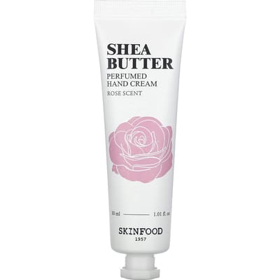 SKINFOOD, Crème Mains Parfumée au Beurre de Karité, Rose, 30ml (1,01 fl oz) pink
