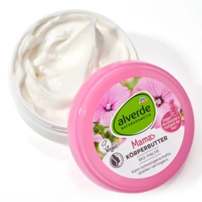 Alverde Naturkosmetik | Mama Body Butter - Kruiden - 200 ml | Zwangerschap Musthave - Voor Elastische en Stevige huid