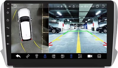 Autoradio bluetooth met camera - Carplay - Voor Peugeot 2008 & 208 (2014-2018) - Geschikt voor Apple en Android - Stereo - Navigatie - Navigatiesysteem auto