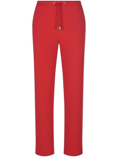 Lange sweatbroek Van Peter Hahn rood