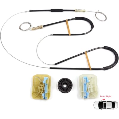 EWR5561 Raammechanisme Reparatieset Voorkant Rechts Deur voor Skoda Octavia MK3 III 5E 2012-2021 4/5 Deurs 5E0837462
