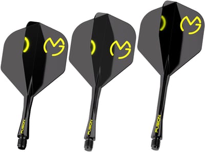 Winmau Fusion Michael van Gerwen Green Black NO2 - Dart Flights