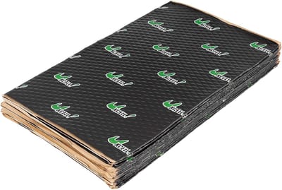 Geluidsisolatie Mat - Butyl Pad Damping - Auto Isolatie - Zelfklevend Aluminium - 18 sqft - Zwart