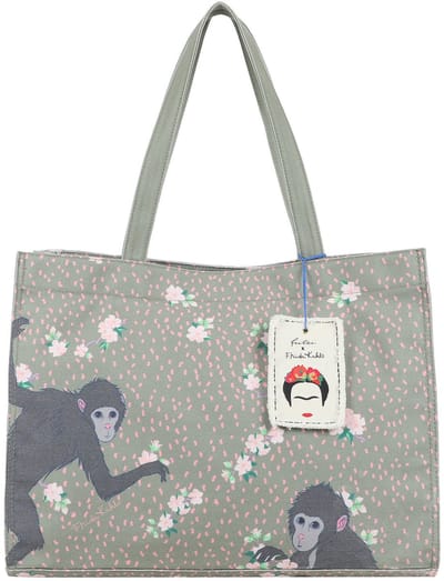 Fritzi aus Preußen schoudertas Fritzi x Frida Kahlo Easy01 Limited Jungle Shopper Jungli groen
