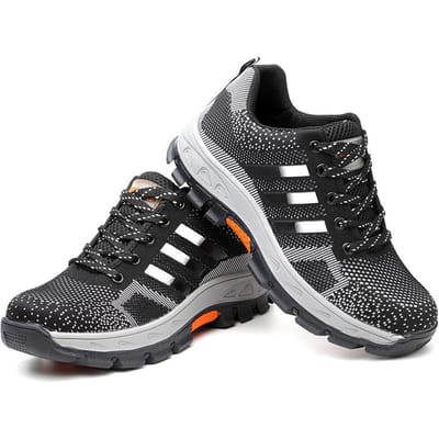 Lichtgewicht heren veiligheidsschoenen stalen neus werk sneakers heren anti-smash anti-perforatie onverwoestbare schoenen beschermende schoenen 41