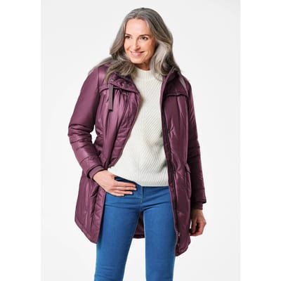 Sportieve anorak met warme wattering - bessen - Gr. 38 van Goldner Fashion