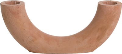 Rustik Lys - Betonnen kandelaar 'Elin' (Terracotta)