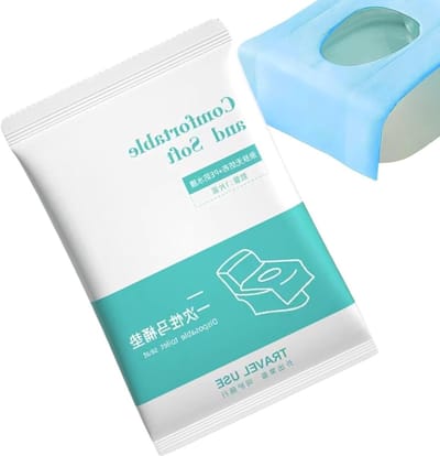 Toiletbrilhoezen - Stoelhoezen - Reizen - Hygiënische bescherming - 10 stuks - Wit