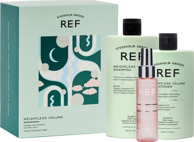 REF Stockholm - Weightless Volume Giftbox 'The Nymph' - Weightless Volume Shampoo + Weightless Volume Conditioner + Shine Elixir - Ideale haarverzorging geschenkset - Cadeau tip!