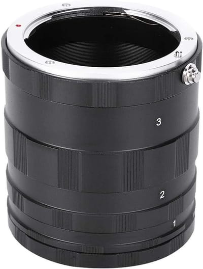 Dailygoody - Macro Extension Adapter Sony E Mount - Close-up Lens Ring - Extreme Close-up Photography - Geschikt voor Sony E Mount Camera - Zwart Model