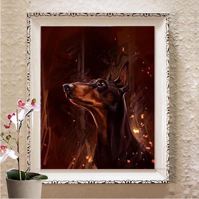 Volledige vierkante diamanten schilderij cartoon 5d diy diamant borduurwerk verkoop sterrenbeeld mozaïek steentjes leeuw Full Square 20X30CM