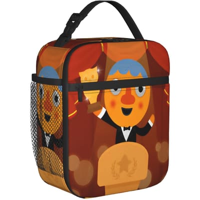 Mij! Noodle & Pals Geïsoleerde Lunchtassen voor Mannen Vrouwen Voedselcontainer Herbruikbare Koeltas Thermische Bento Box Voor Picknick Option 1