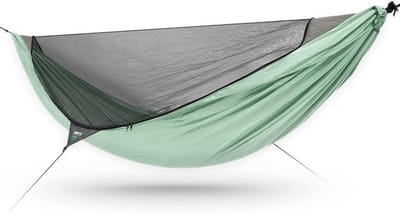 Draagbare Vleermuishangmat - Hangmat met Klamboe - Outdoor Ontspanning - Anti-Rollover Swing - 290 x 140 cm - Groen