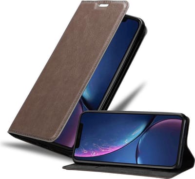 Cadorabo Hoesje geschikt voor Apple iPhone 11 PRO in KOFFIE BRUIN - Beschermhoes met magnetische sluiting, standfunctie en kaartvakje Book Case Cover Etui