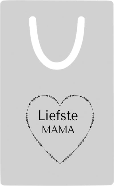 Hacebo® - liefste mama metalen boekenlegger - Moeder - de liefste mama - Moeder cadeautjes - moederdag - verjaardag - geschenk - kado - moeder artikelen Bladwijzer boekenleggers - 7.6 cm x 5cm