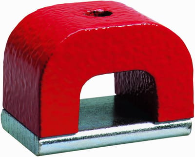 Hoefijzer Magneet - Alnico Magneet - Metaal Vinden - Krachtige Zuigkracht - 45 kg - Zilver