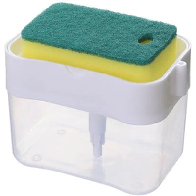 Automatische Zeepdispenser Fles Voor Wasmiddel Vloeibaar Keuken Afwasmiddel Dispenser Keuken Spons Dispenser Handmatige Zeep Pomp 380ml