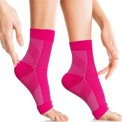 Neuropathie sokken - Compressie Sokken - Maat 36-40 - VoetVitaal - Neuro Socks - Slaapsokken - Bedsokken - Steunsokken - Massagesokken - Zonder Tenen