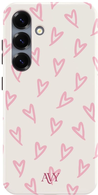 AVY Hard Shell Back Cover | geschikt voor Samsung Galaxy S25 | Cupid Blush | Compatibel met MagSafe & Qi2