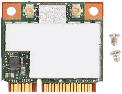 Allecto - BCM943225HMB Mini PCIe WiFi-adapter - 300 Mbps snelheid - Draadloze verbinding - Bluetooth 4.0 - Ideaal voor PC - Interne netwerkkaart