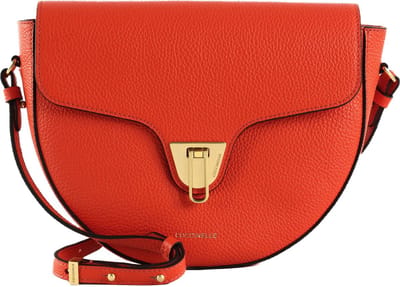 COCCINELLE Leren Schoudertas Beat Soft Crossbody Bag Gazpacho Oranje