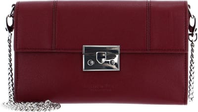 SEIDENFELT MANUFAKTUR Koppeling Avondtas Roros Clutch Oxblood Rood