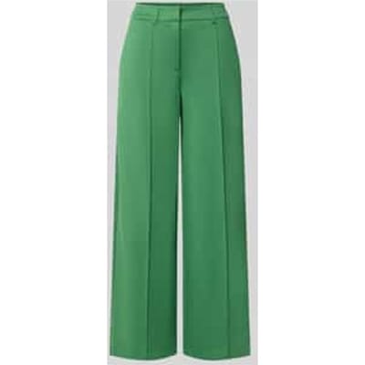 wide fit broek met viscose, model 'Kate'