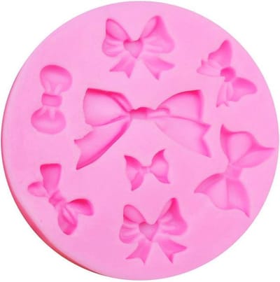 Fondant Bowtie Mal - Siliconen Strikjes Vorm - Cupcake / Marsepein / Chocolade / Zeep - 1 stuks