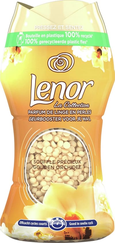 Lenor Geurbooster Gouden Orchidee - Geurparels - 6x11 Wasbeurten - Voordeelverpakking
